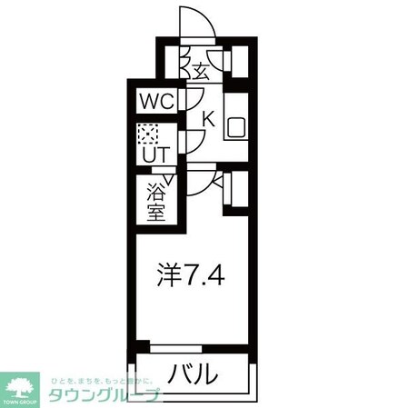 エスリード金山プルミエの物件間取画像
